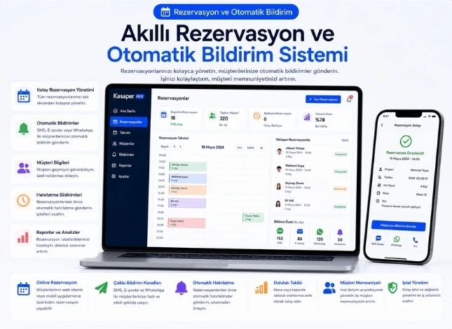 Rezervasyon ve Bildirim Sistemi