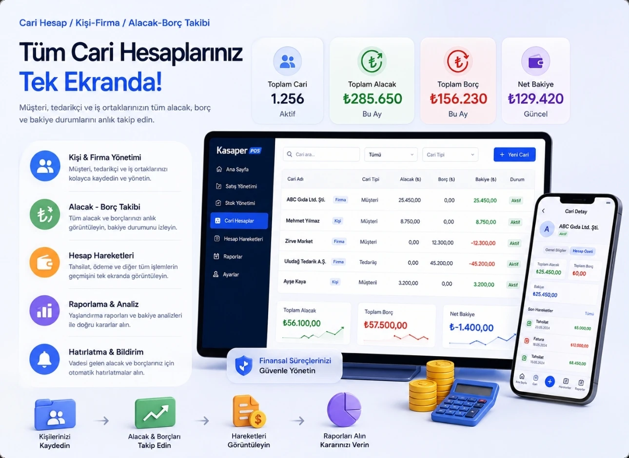 Cari Hesap ve Kişi Firma Takibi